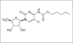 Diagram of the molecular structure of Capecitabine