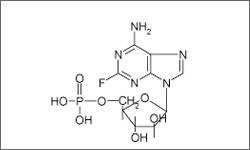 Diagram of the molecular structure of Fludarabine