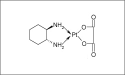 Diagram of the molecular structure of Oxaliplatin