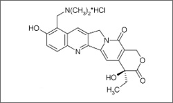 Diagram of the molecular structure of Topotecan